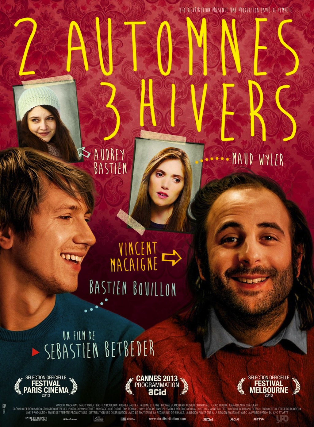 2 automnes 3 hivers poster