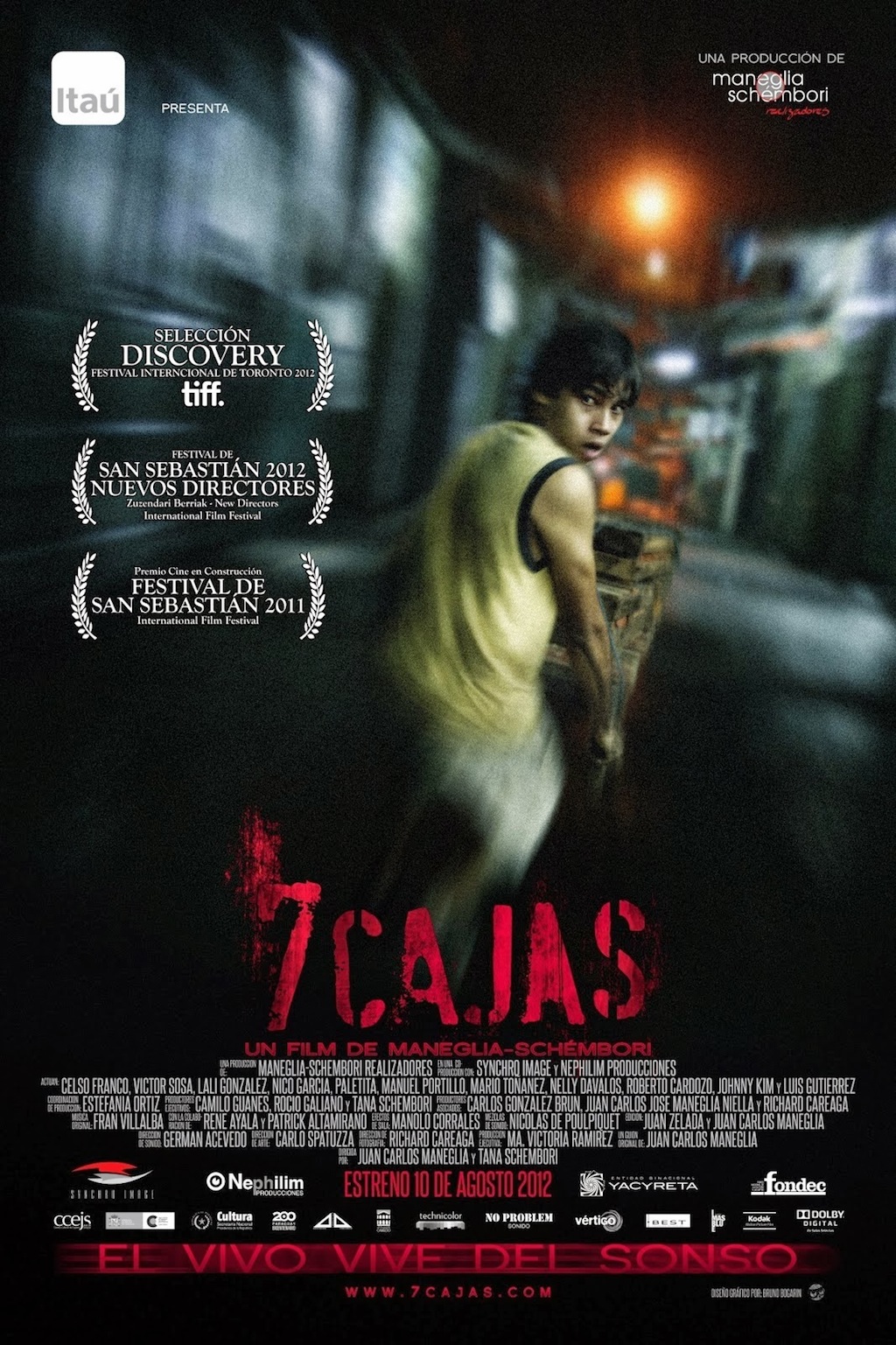 7 cajas poster