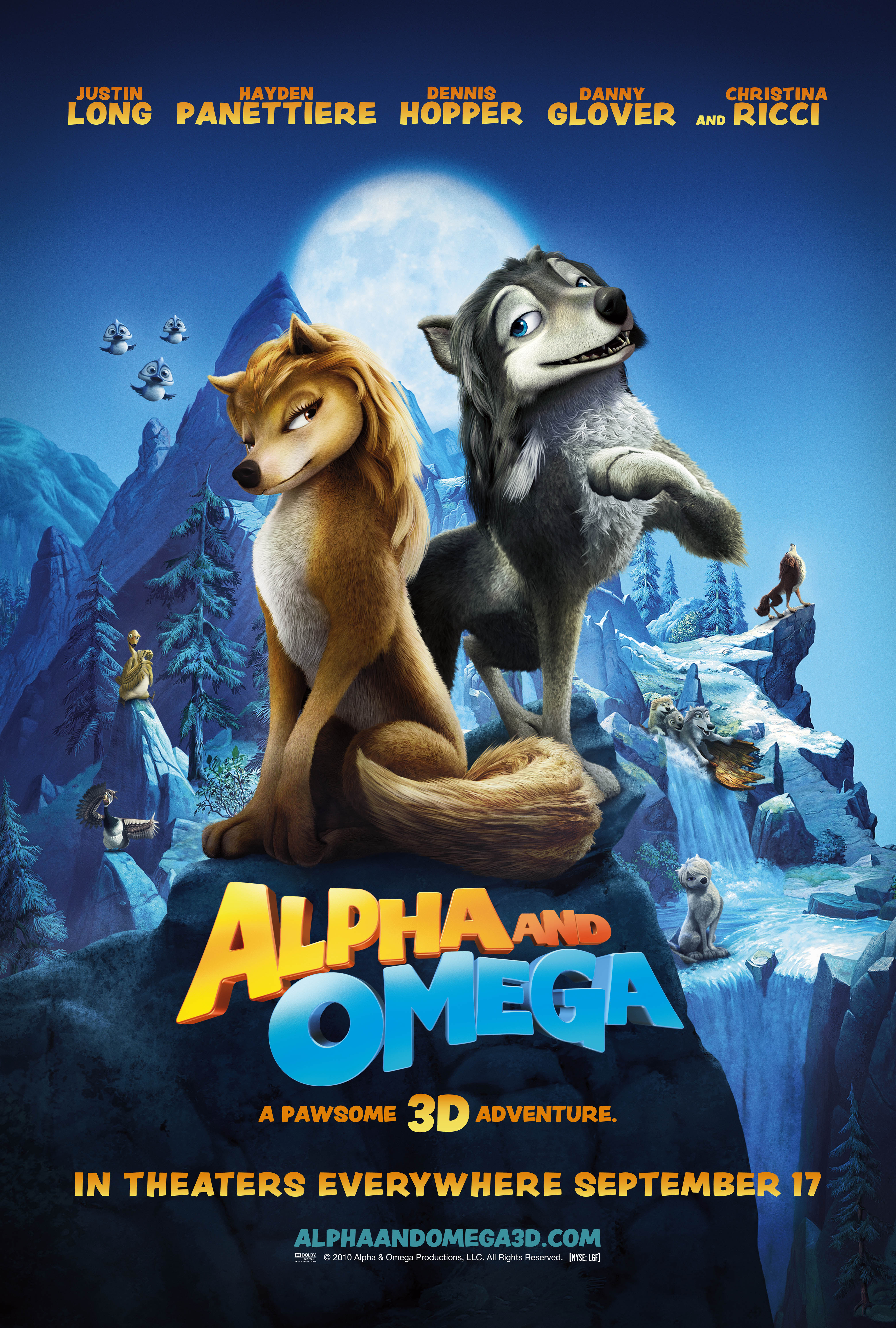 Alpha and Omega 3D poster