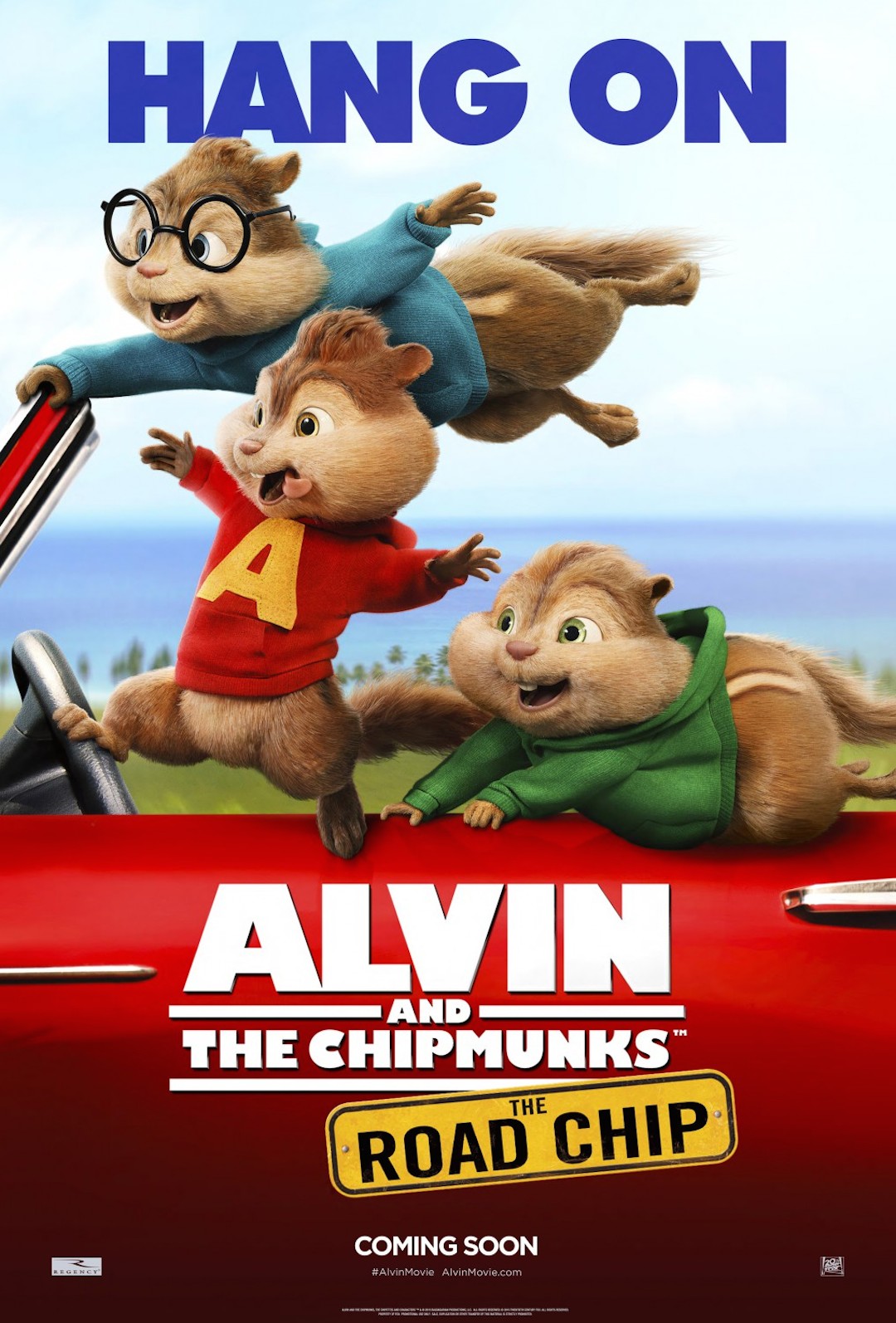 Alvin and the Chipmunks: The Road Chip poster