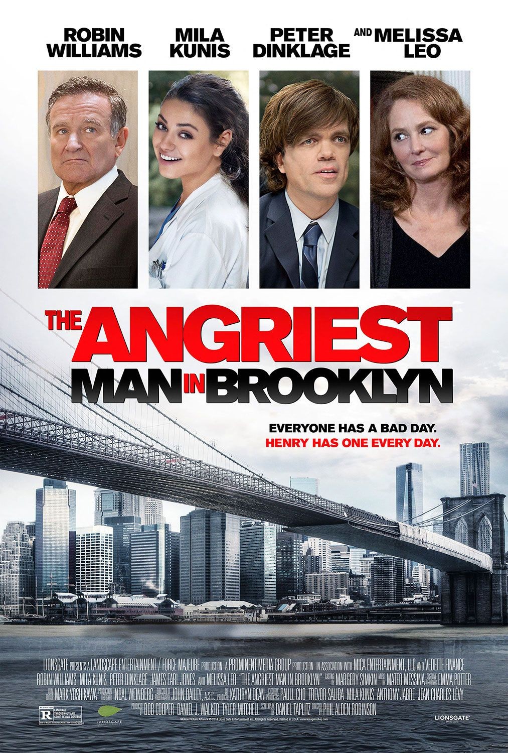 The Angriest Man in Brooklyn poster