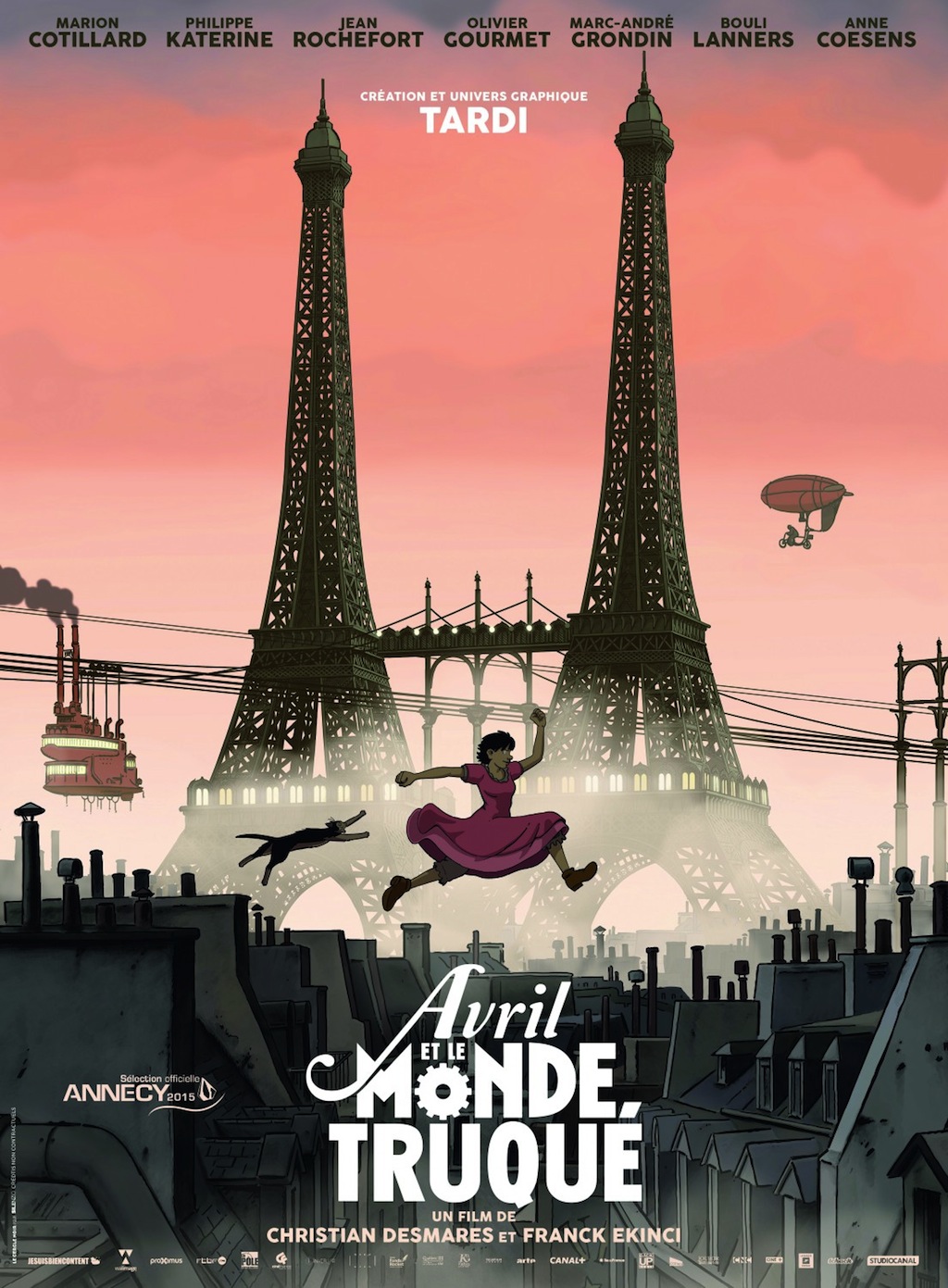 Avril et le monde truqué poster