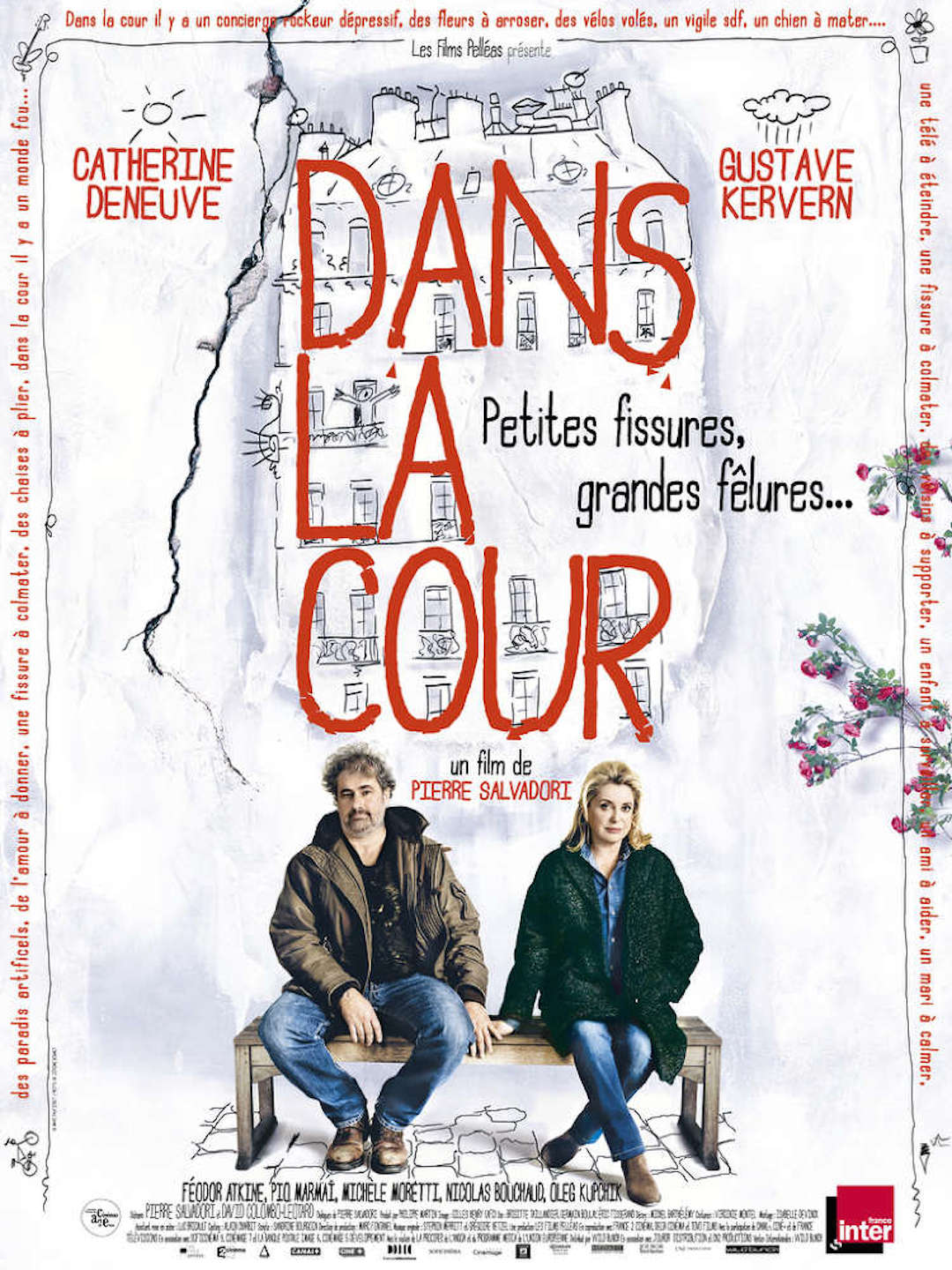 Dans la cour poster