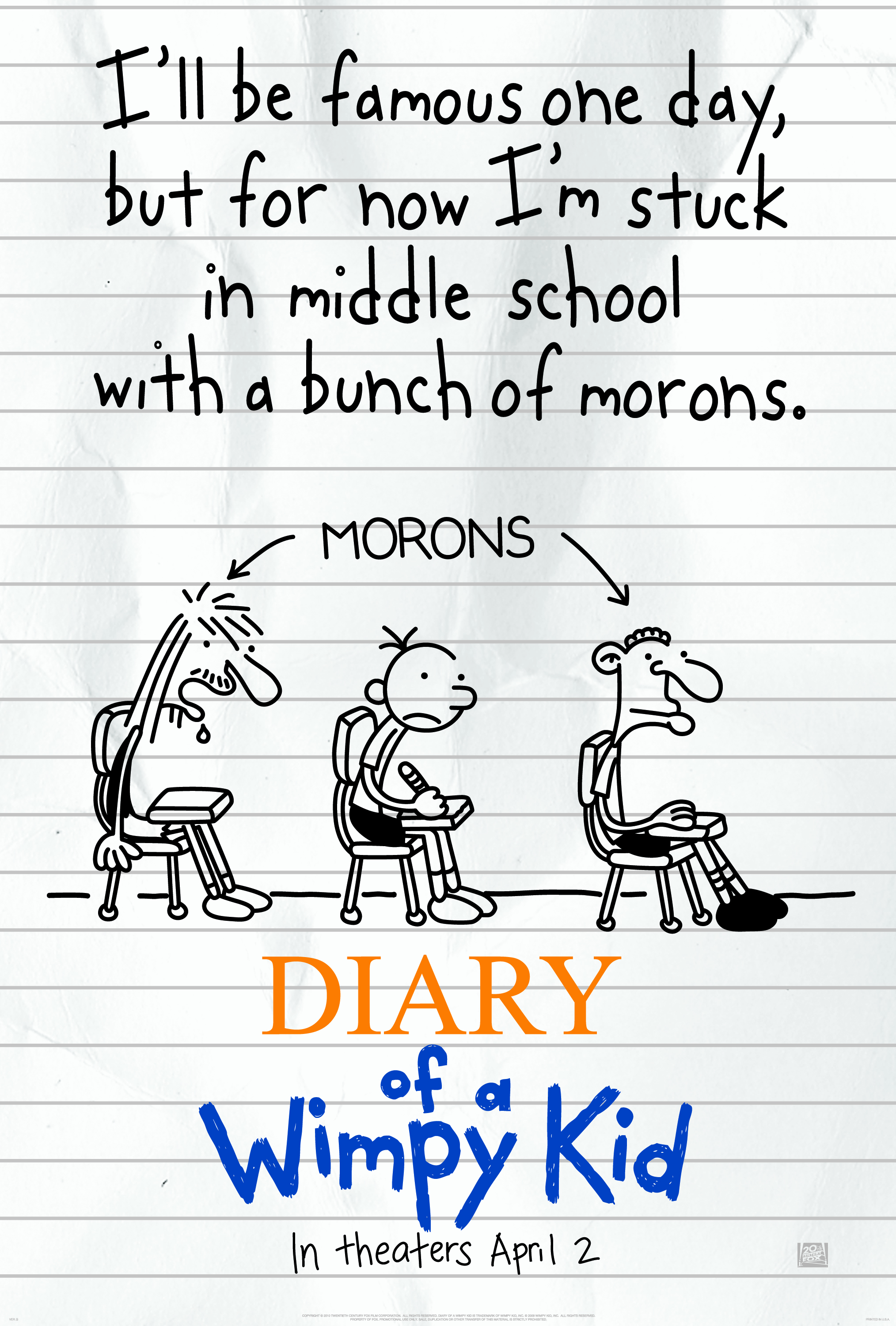 Diary of a Wimpy Kid poster