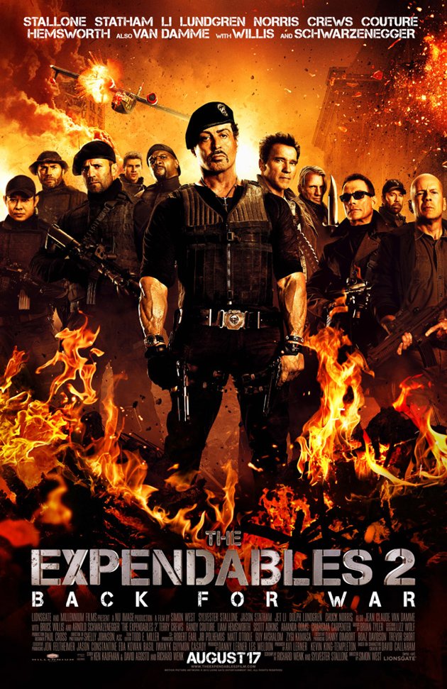 The Expendables 2 poster