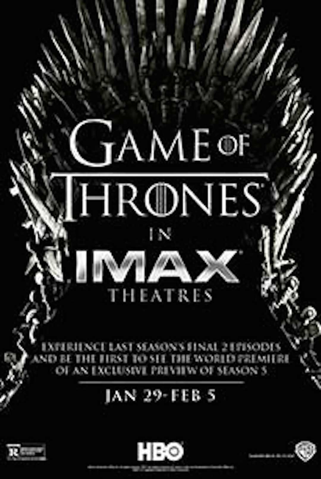 Game of Thrones: The IMAX Experience poster