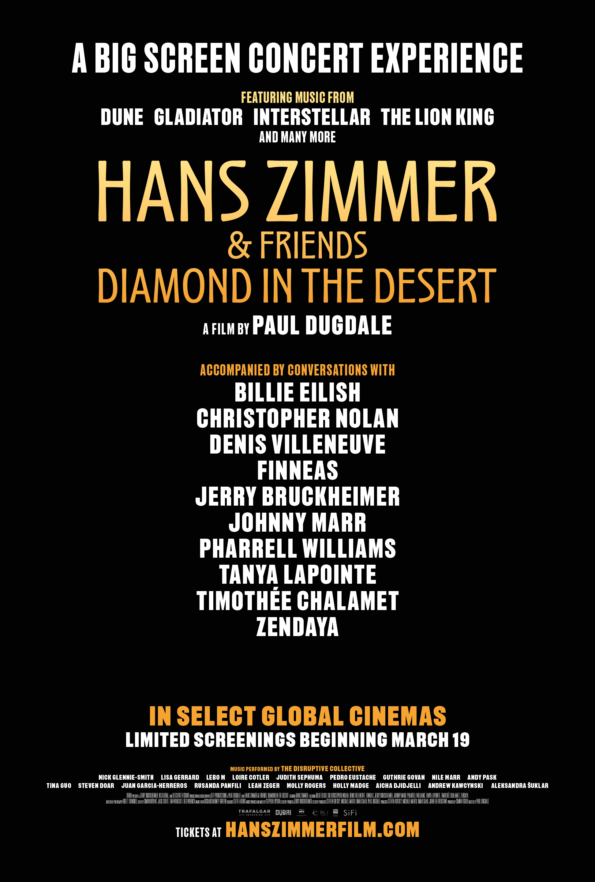 Hans Zimmer and Friends Diamond in the Desert