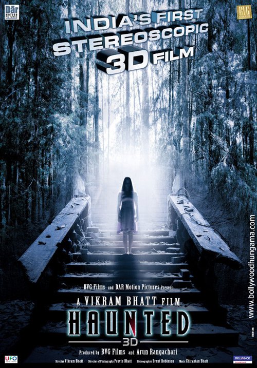 Haunted 3-D poster