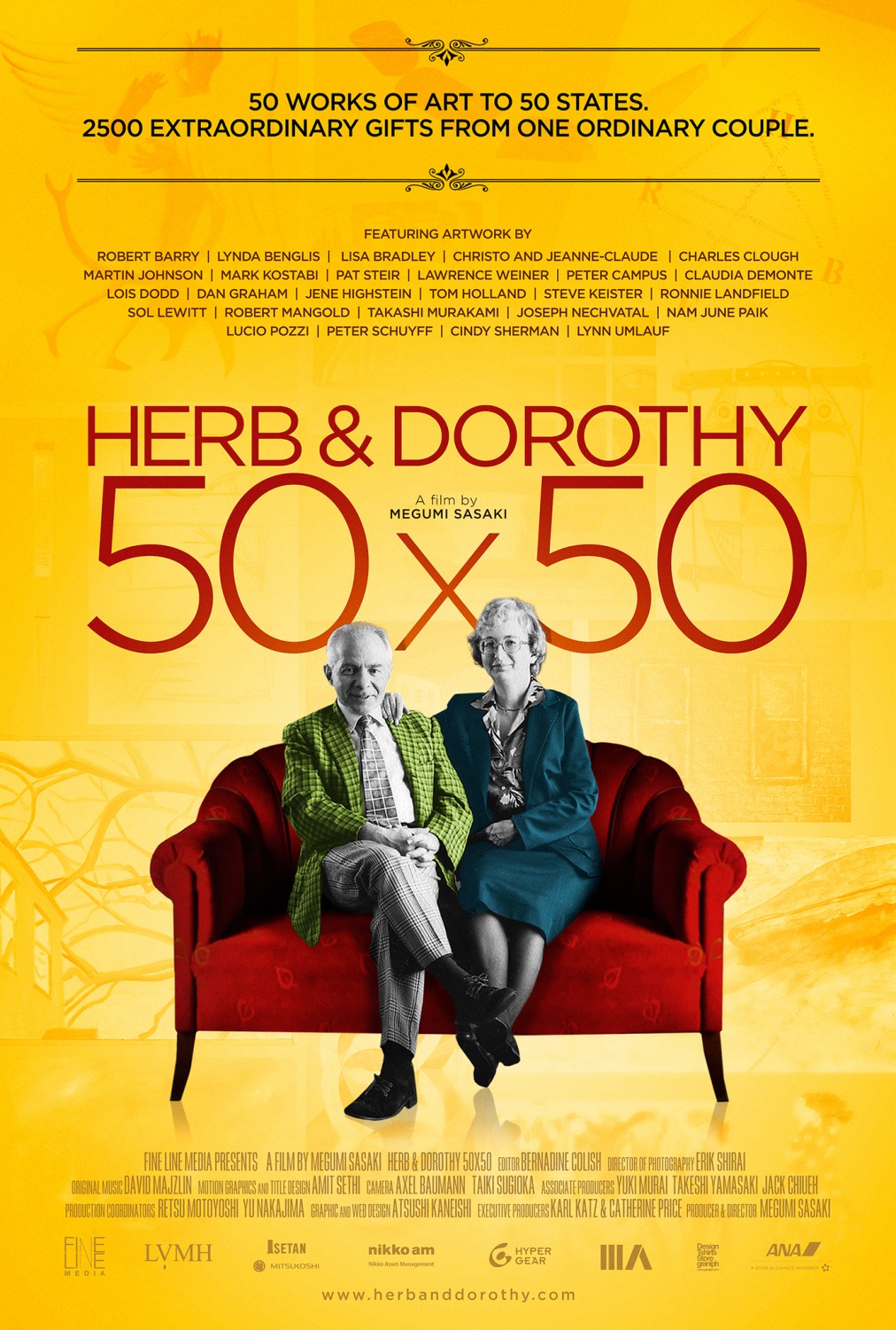 Herb and Dorothy 50X50 poster