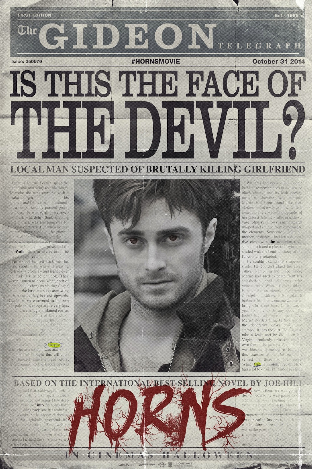 Horns poster