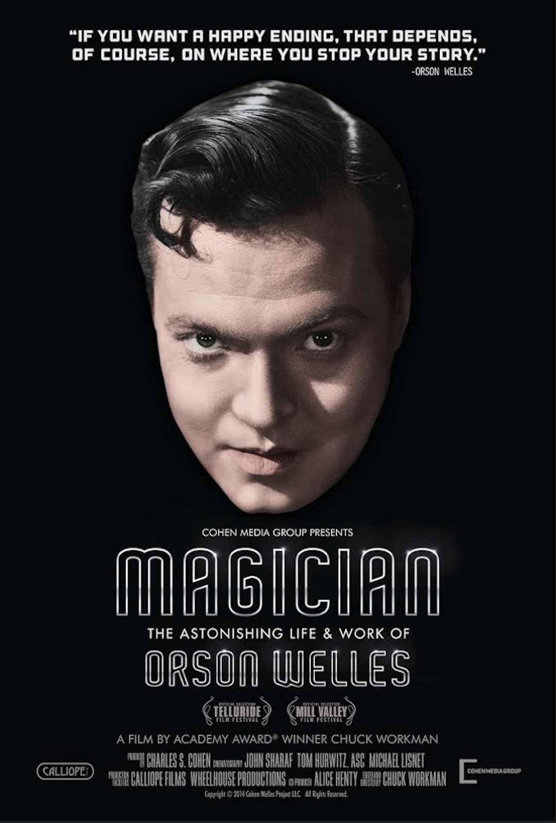 Magician: The Astonishing Life and Work of Orson Wells poster