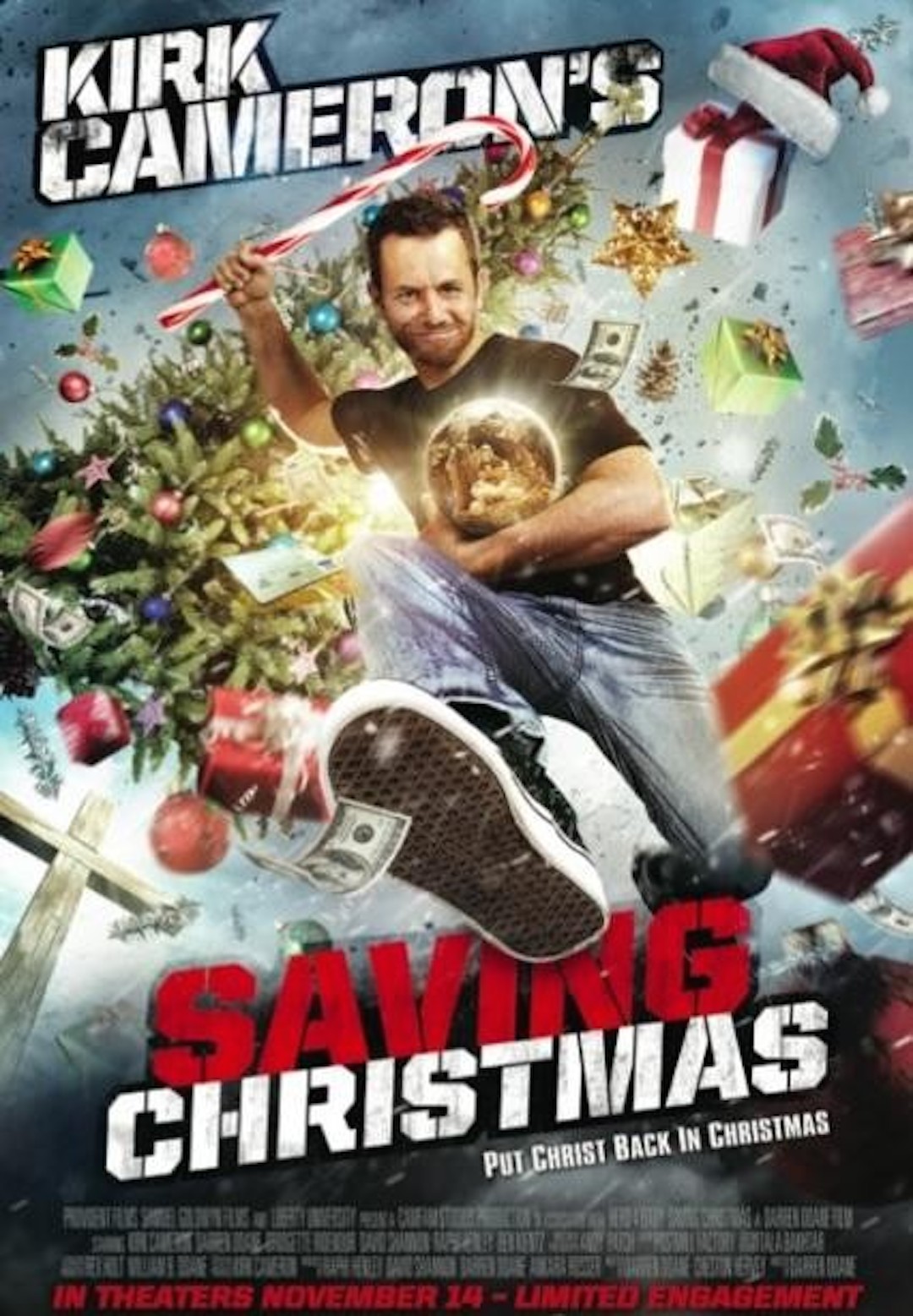 Saving Christmas poster