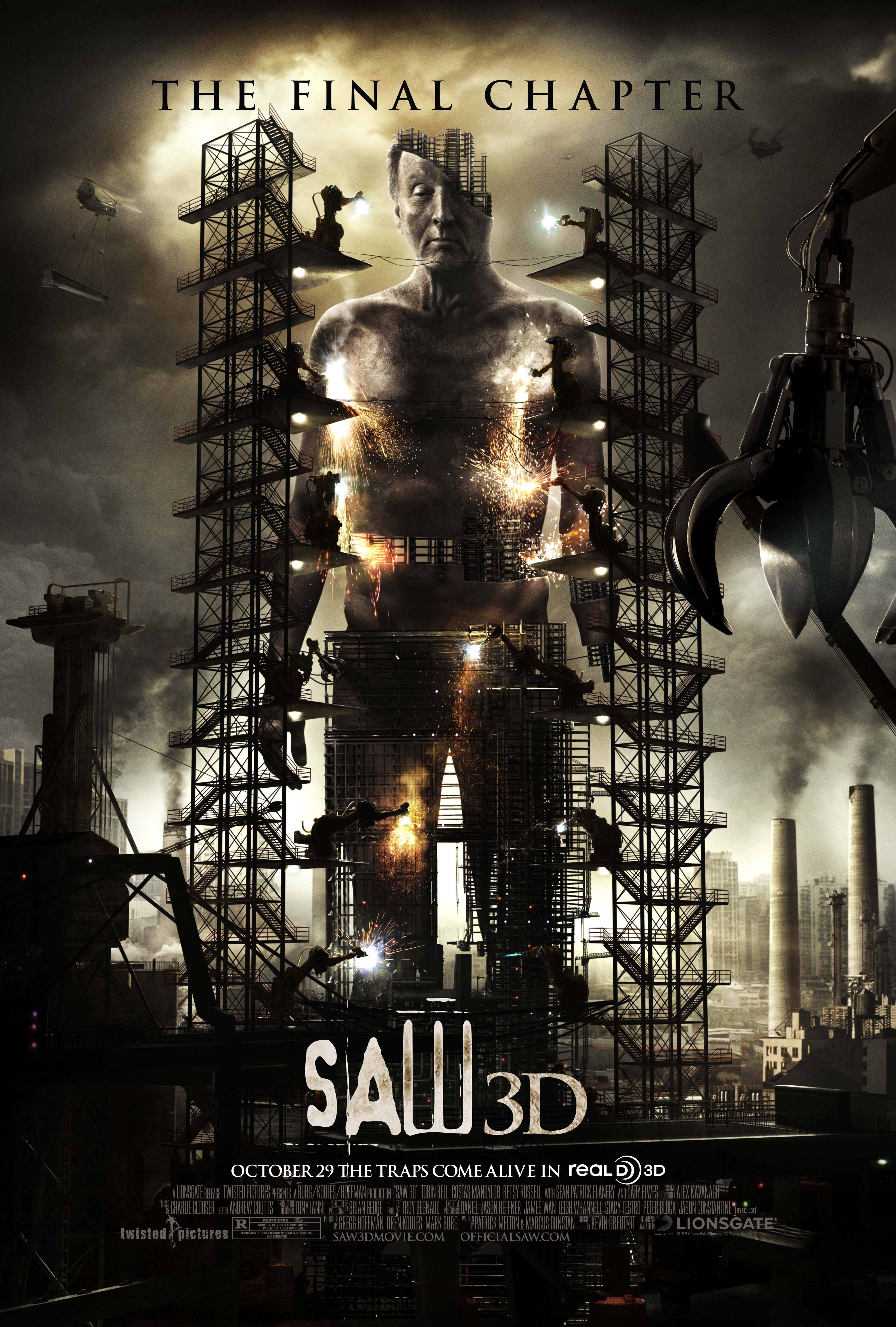 Saw 3D poster