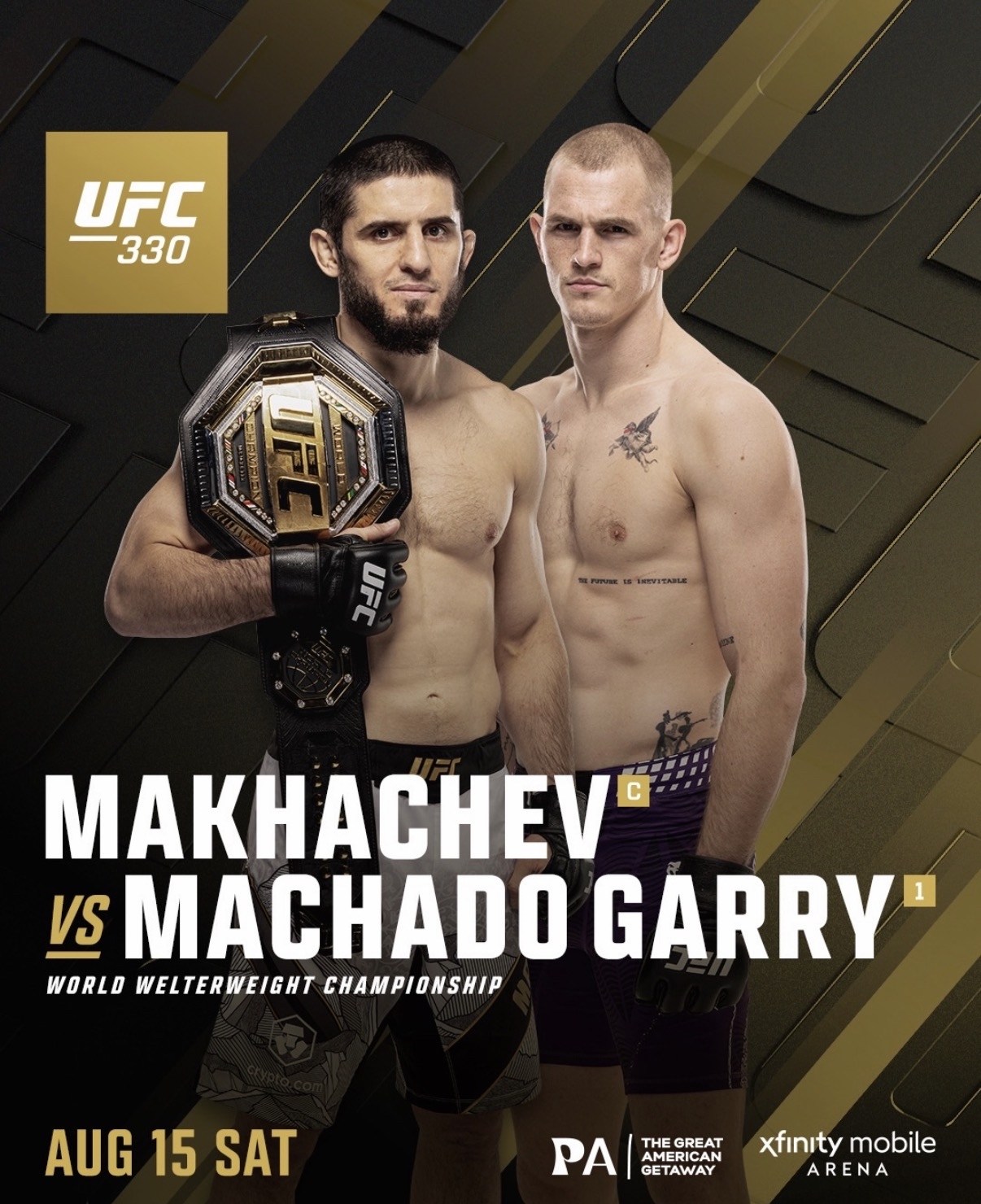 UFC 330: Makhachev vs Garry poster