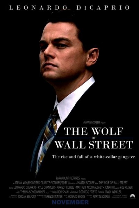 The Wolf of Wall Street poster