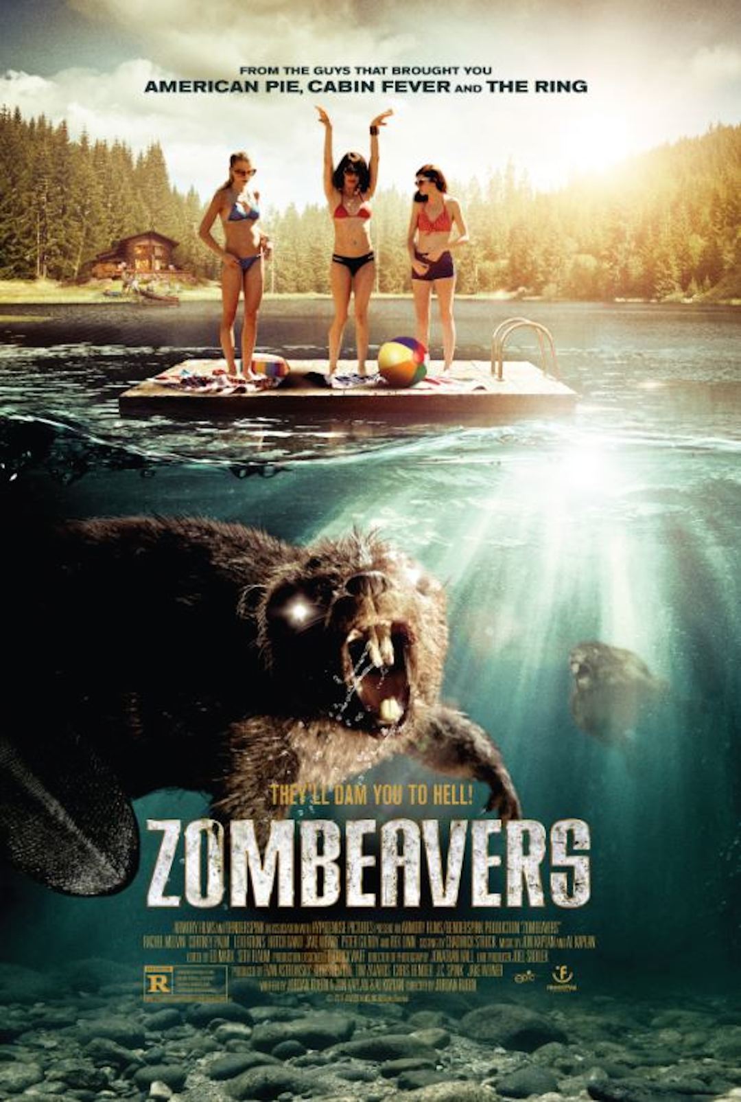 Zombeavers poster