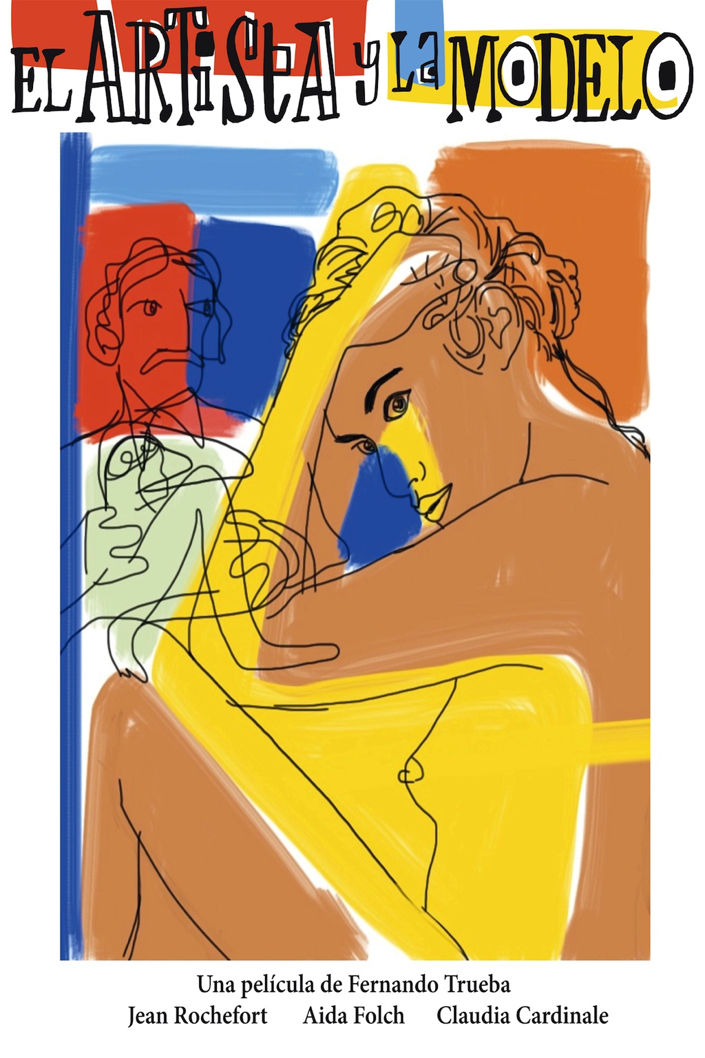 El artista y la modelo poster