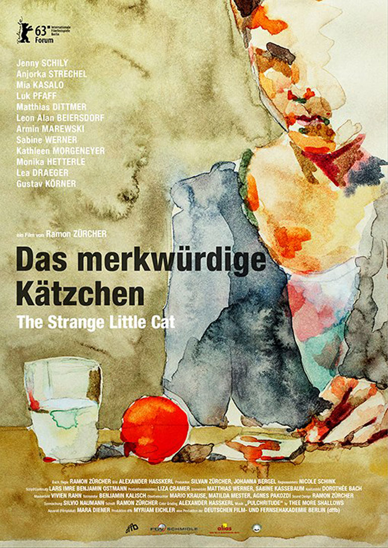 Das merkwürdige Kätzchen poster