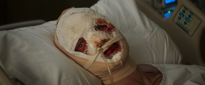 Still from the movie Clayface